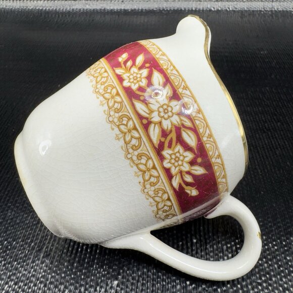 Antique Midwinter Pottery Burslem England Porcelon Porcelain Pitcher Creamer VTG - Picture 7 of 12